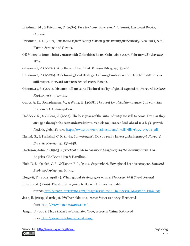 Fundamentals of Global Strategy - Page 253